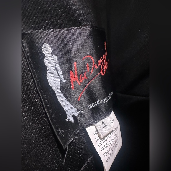 Mac Duggal 66589 Black Floral Halter Mermaid Gown Size 4 NWT Evening Dress - Picture 15 of 15